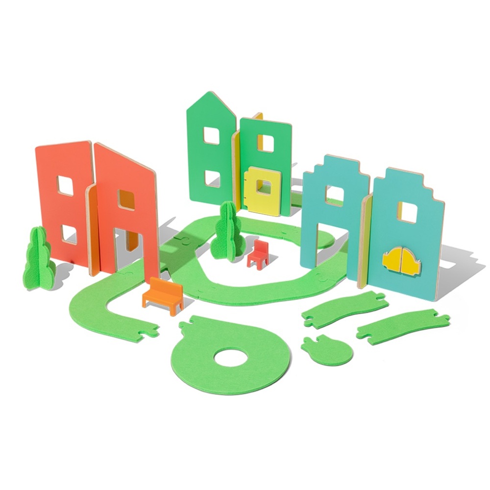 Lovevery Wooden Modular Village & Friends Swing Set